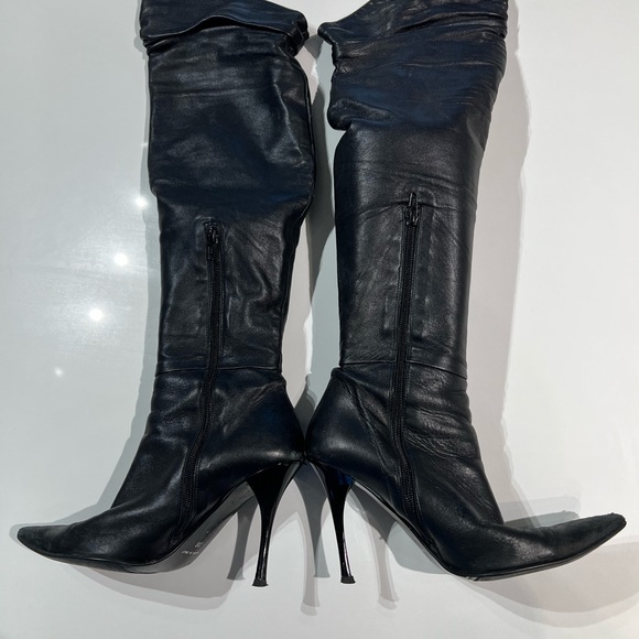 Women’s Brown’s over the knee leather boots - Picture 2 of 6